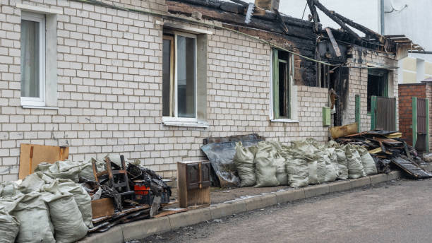 Professional Fire Damage Removal technician working in Sanibel, FL
